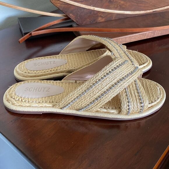 NEW SCHUTZ “Carlotta” crisscross sandals - Picture 3 of 7